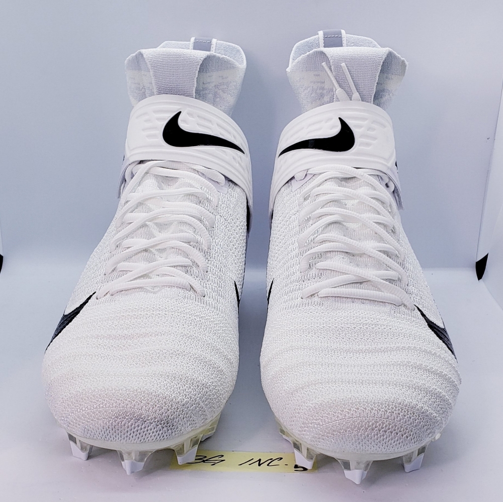 NEW Size 14 Men's Nike Alpha Menace Elite 2 Football Cleats White AO3374-101 - Picture 10 of 11